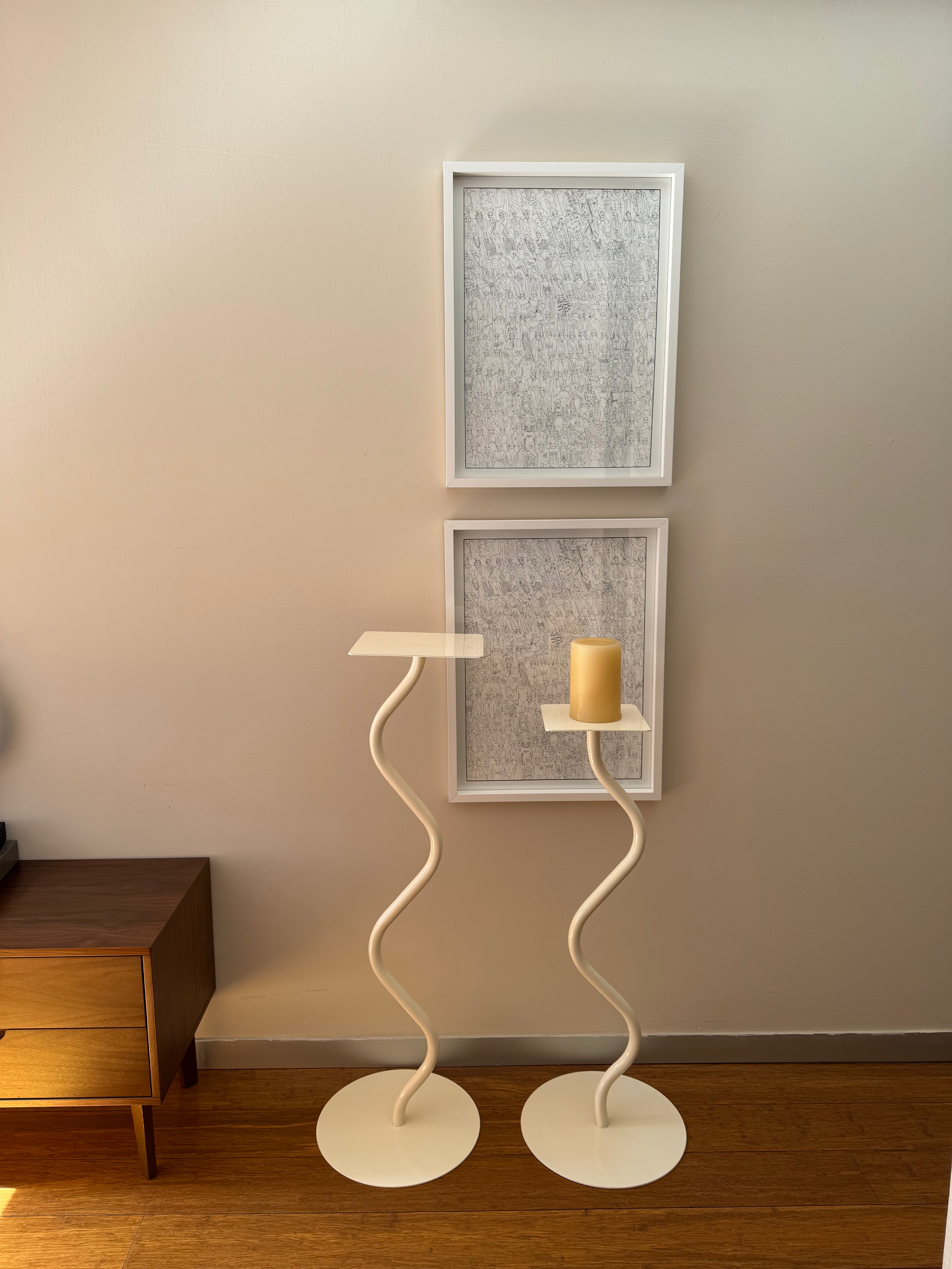 Porta velas de piso Elsa