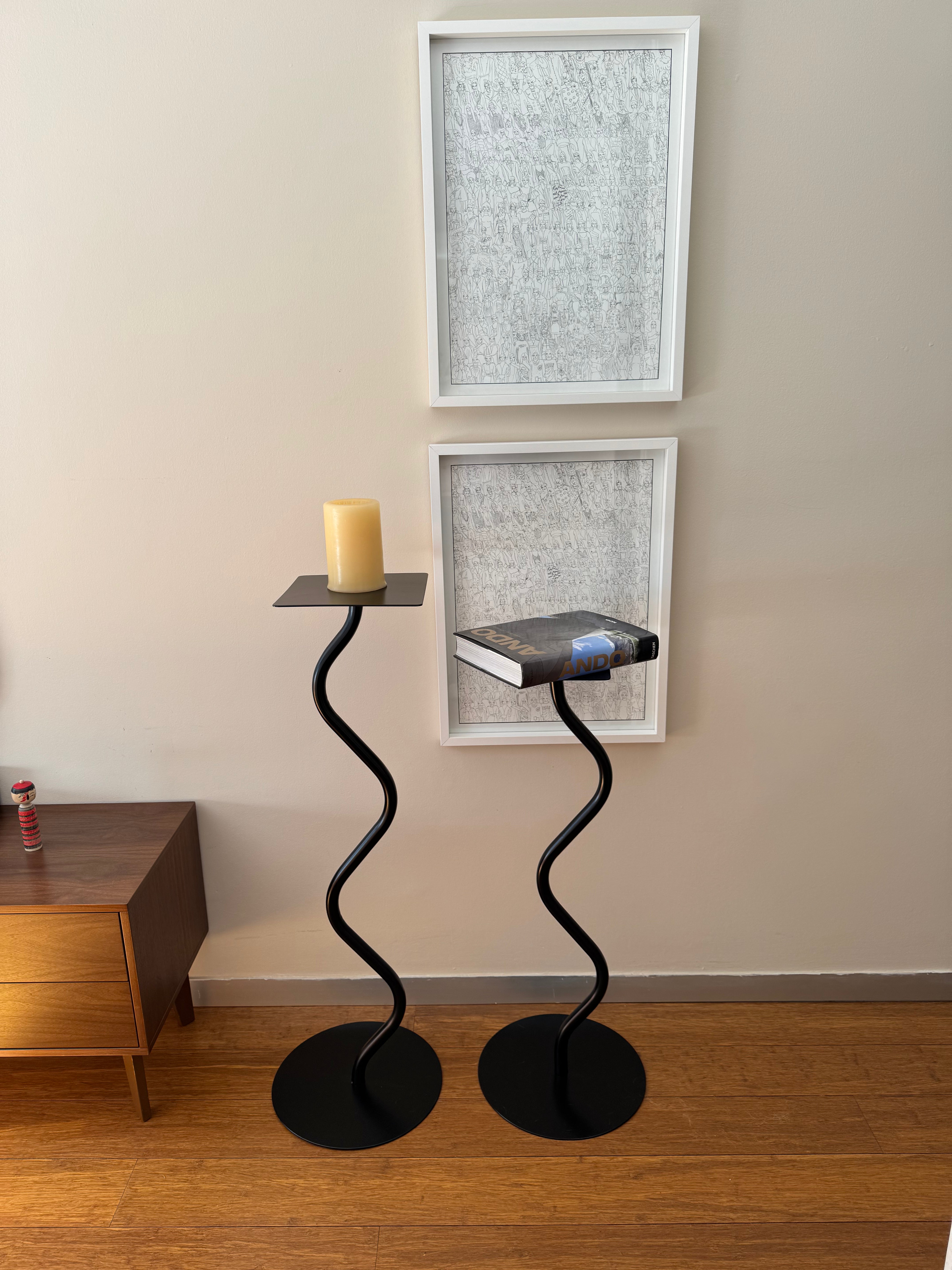 Porta velas de piso Elsa